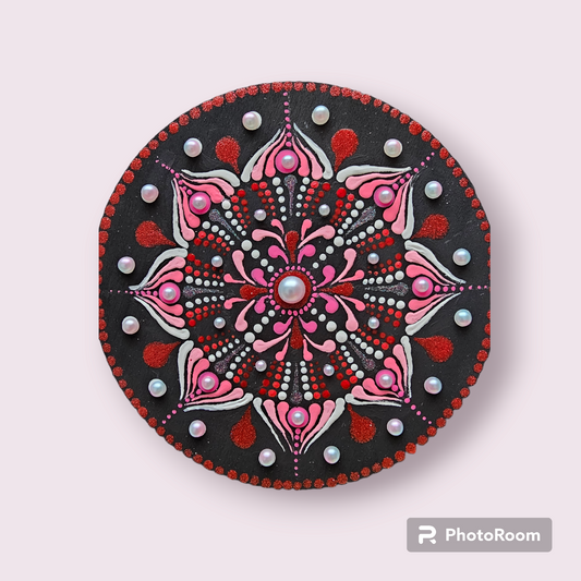 6" Mandala (textured) bpb
