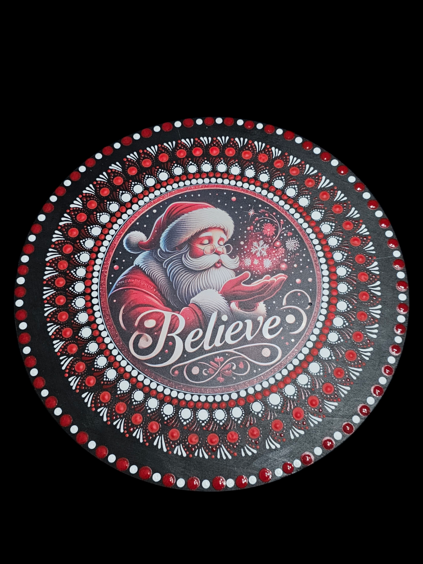 14" Mandala Believe
