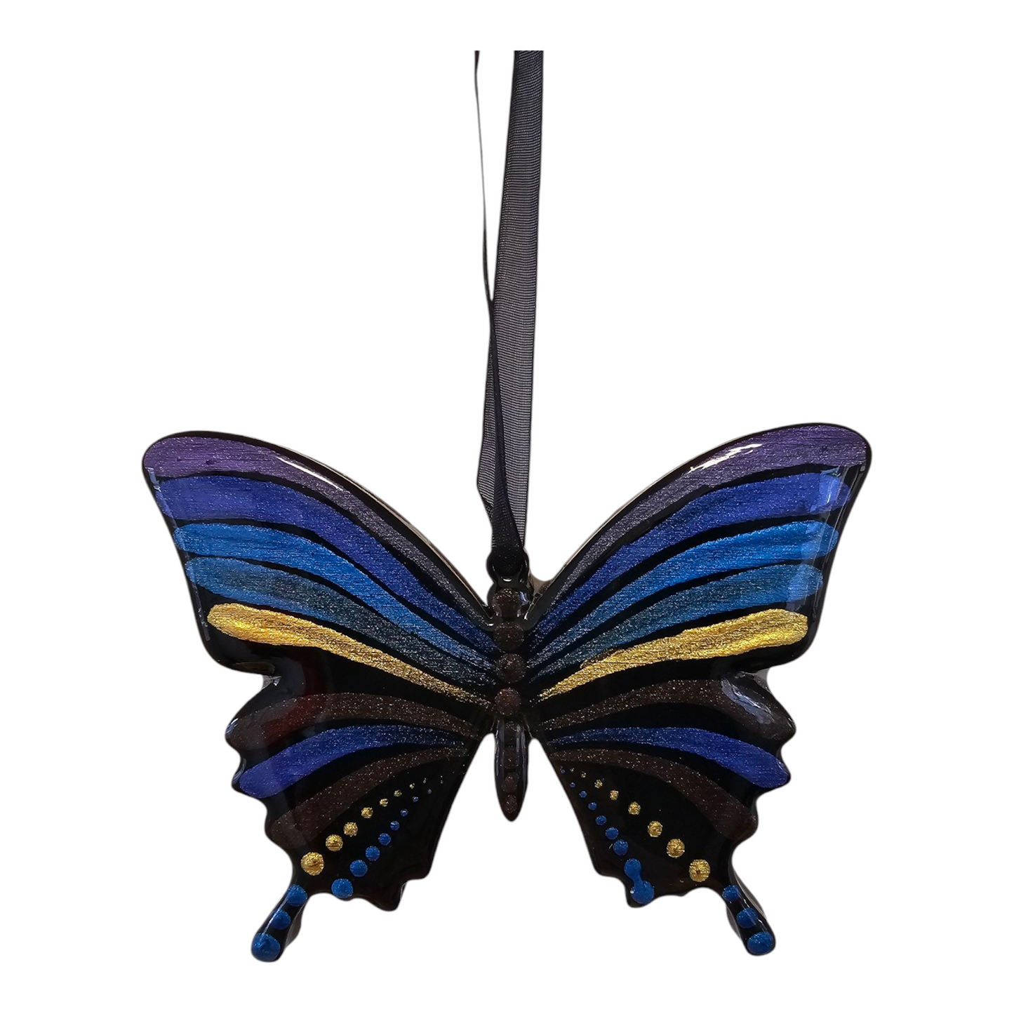 4" Butterfly- Blue