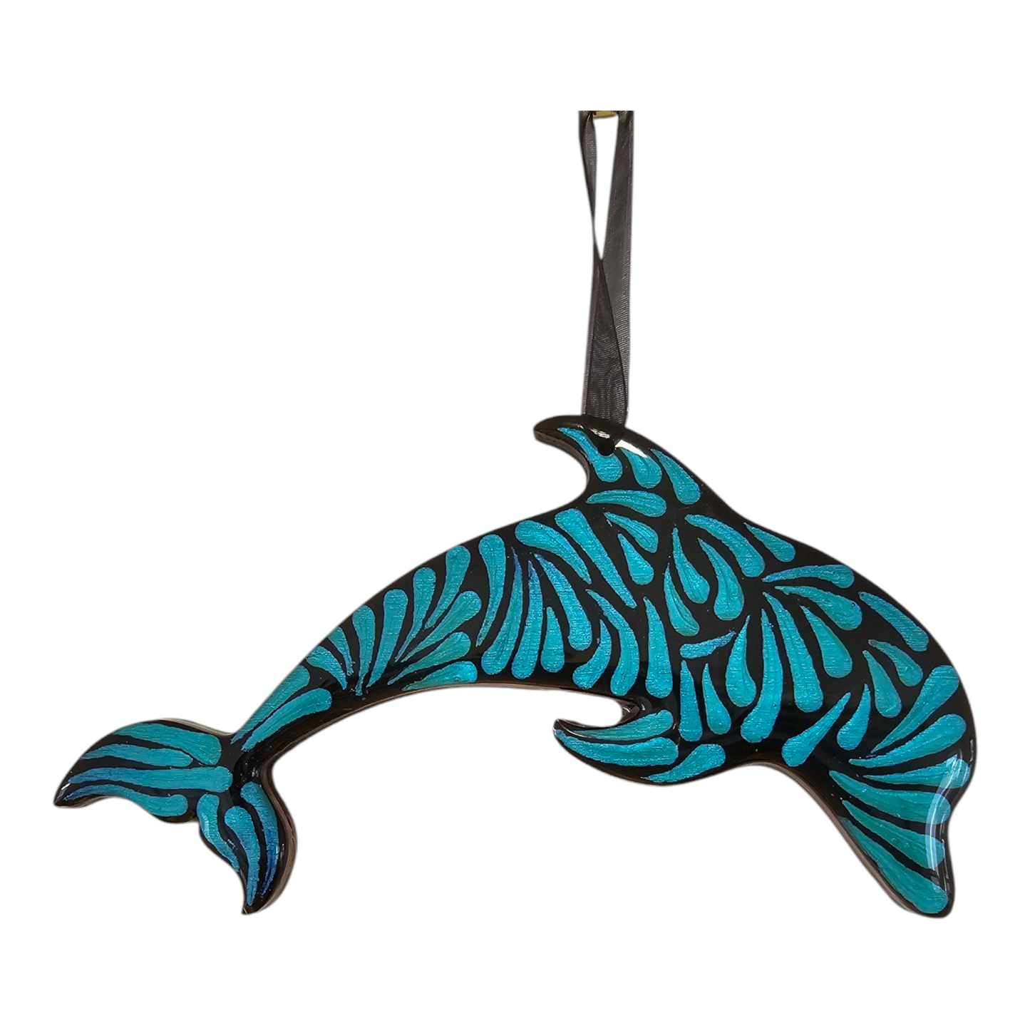 6" Dolphin - Aqua Green