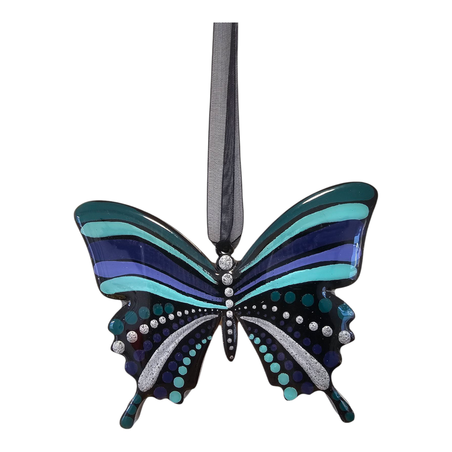 4" Butterfly- Teal