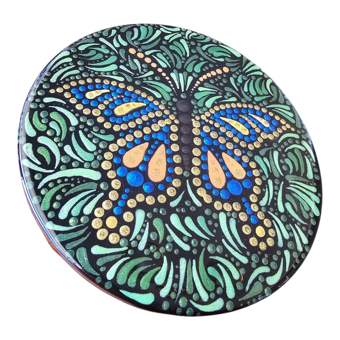 6" Butterfly Mandala
