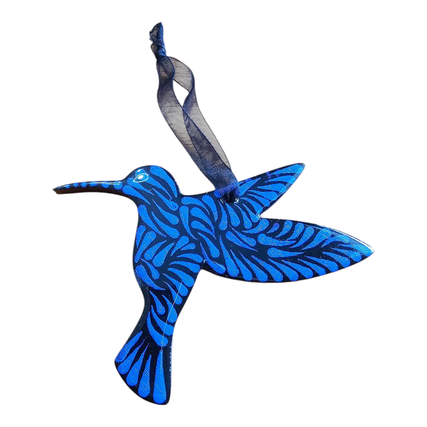 4" Purple hummingbird