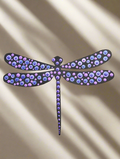 6" Purple dragonfly