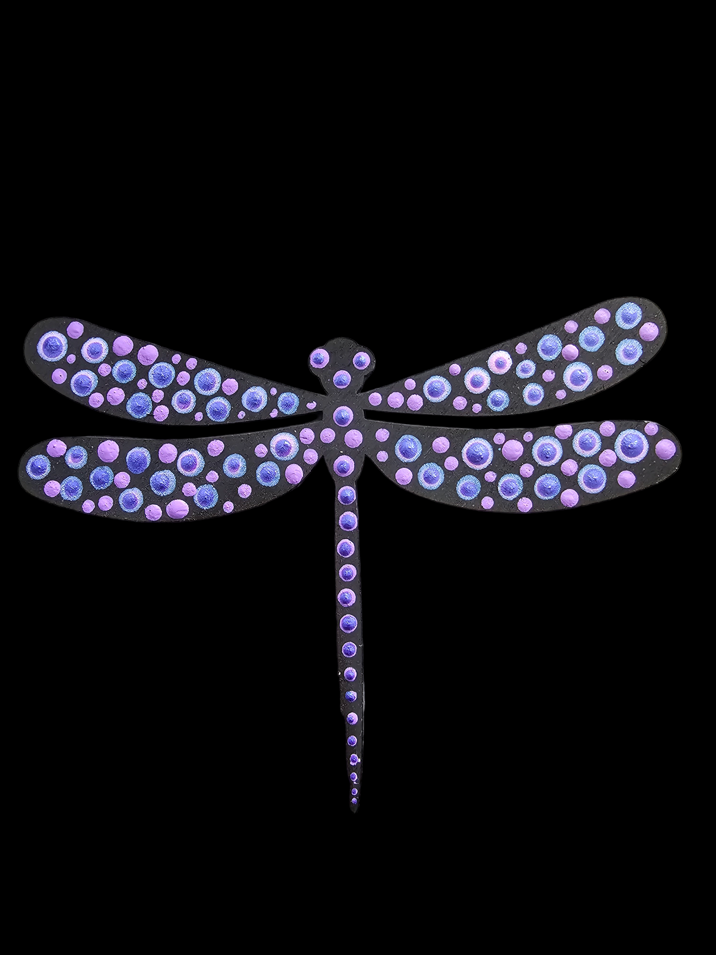 6" Purple dragonfly